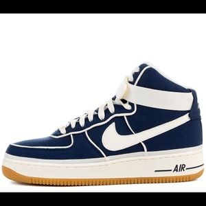 All Blue Nike Air Force 1 07 High